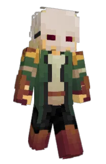 Front of CloverIsKewl's skin