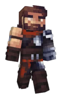 Front of Scaliur's skin