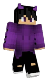 Luxycraft's Minecraft skin wearing the Aurora cape