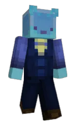 DuckyMCz's Minecraft skin wearing the Twisted cape