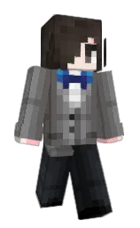 scorpion and dove gray Minecraft skin — Slim model — first worn by Feilaile