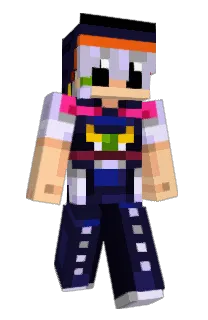 Front of Maskety's skin
