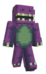 Latencyed's Minecraft skin wearing the Migrator cape