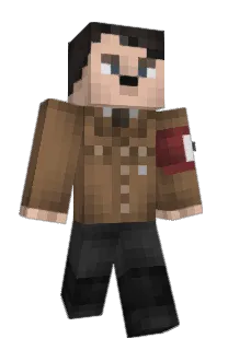 Front of Botellita's skin
