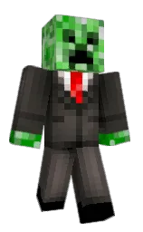 black and dune Minecraft skin — Classic model — first worn by PtakopyskCZ