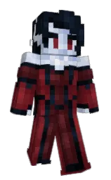 ebony and persian plum Minecraft skin — Slim model — first worn by B1200
