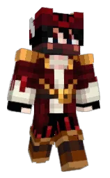 bulgarian rose and black Minecraft skin — Classic model