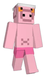 pink and hot pink Minecraft skin — Classic model