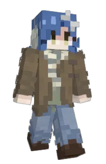 Glitchinakaapte's Minecraft skin