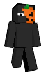 black and white Minecraft skin — Classic model — first worn by LalHo