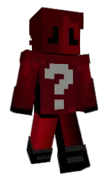 Skrytl's Minecraft skin wearing the Menace cape
