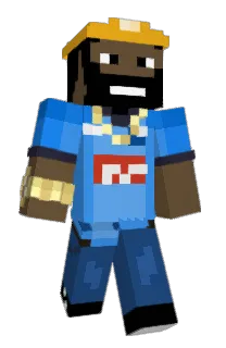 Front of Fierik's skin
