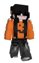 zest and cod gray Minecraft skin — Slim model — first worn by PurpleKayUK