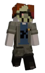 bronco and cafe royale Minecraft skin — Slim model — first worn by vannysauce