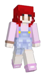 white linen and monza Minecraft skin — Slim model