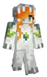 ArizTeaOa's Minecraft skin wearing the Twisted cape