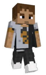 shark and aluminium Minecraft skin — Classic model