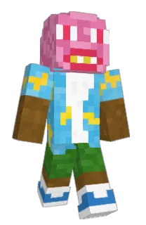 Front of MSTRBIN's skin