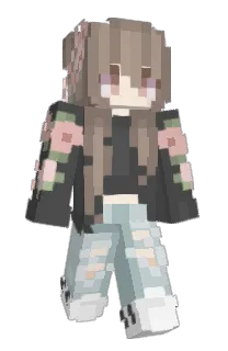 Front of piang's skin