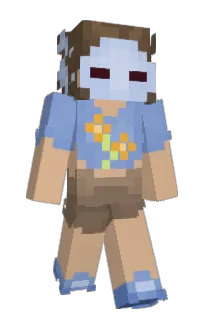 Front of Rueket's skin