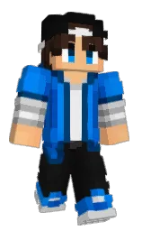 vxlu's Minecraft skin wearing the Aurora cape