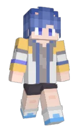 watusi and dusty gray Minecraft skin — Classic model