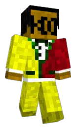 GamingKDJ's Minecraft skin wearing the Pan cape