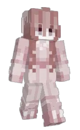 dusiieels_'s Minecraft skin wearing the Purple Heart cape