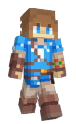Misary's Minecraft skin wearing the Moonlight Trail cape