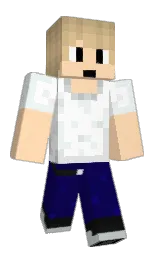 Justin's Minecraft skin wearing the MineCon 2015 cape