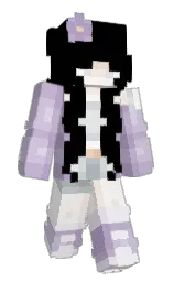 Blu23's Minecraft skin wearing the Migrator cape