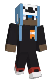 Front of Binatron's skin