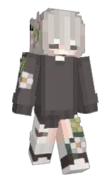 clauviou's Minecraft skin wearing the Vanilla cape