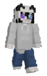 KleoMeow's Minecraft skin wearing the Cherry Blossom cape