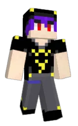 black and oasis Minecraft skin — Classic model