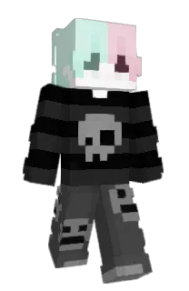 Front of deathle's skin