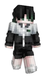 tuna and cod gray Minecraft skin — Slim model — first worn by 7vzt