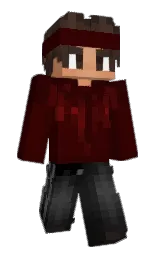 chocolate and sepia black Minecraft skin — Slim model — first worn by deathMSG