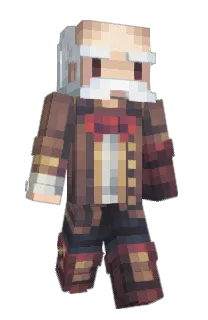 Front of Homk's skin