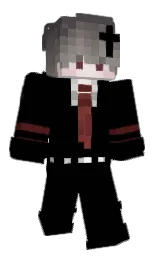 black and emperor Minecraft skin — Classic model — first worn by Nat3xxy