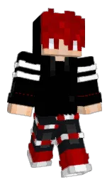 amirkaftarbaz's Minecraft skin wearing the Menace cape