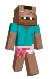 bleed1nghe4rt's Minecraft skin wearing the Common cape