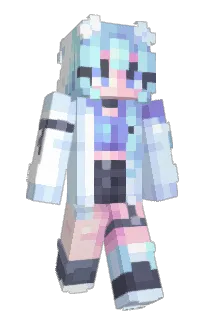 Front of DeNitee's skin