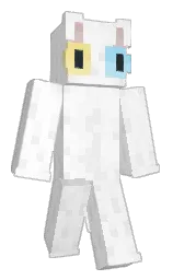 white and alabaster Minecraft skin — Classic model