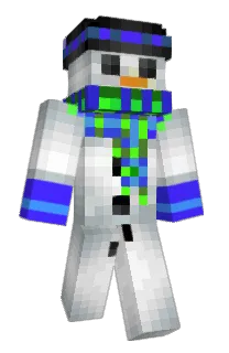 Front of McFaul's skin
