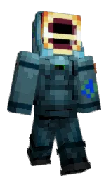 black and firefly Minecraft skin — Classic model