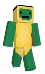 GreenAstra's Minecraft skin wearing the Home cape