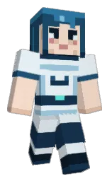black squeeze and elephant Minecraft skin — Classic model