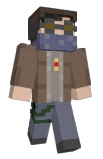 Front of Pepaster's skin