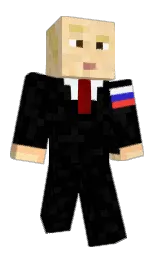 black and cod gray Minecraft skin — Classic model — first worn by Ent1ck